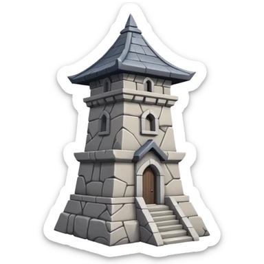 white watchtower mobile legends sticker