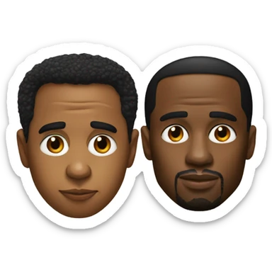 p-diddy and oj sticker