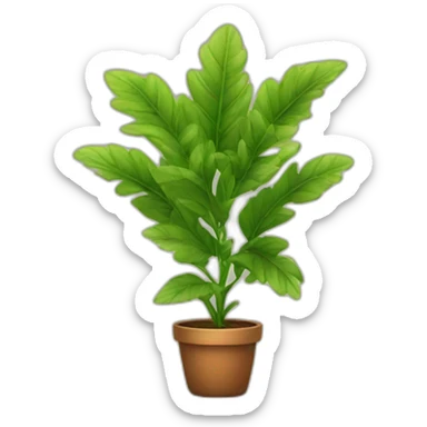 beautiful plant sticker