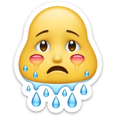 Cry iphone emoji sticker
