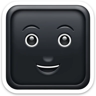 ⬛ this emoji but blacker and no highlight  sticker