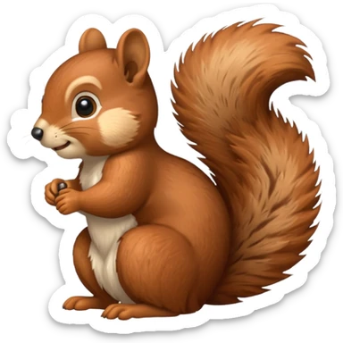 mono ardilla sticker