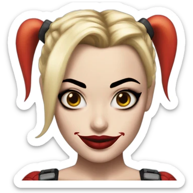 Margot Robbie Harley Quinn sticker