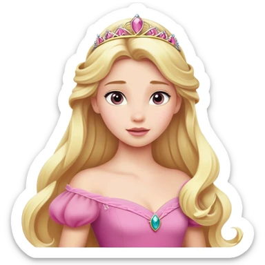Aurora Disney princess sticker