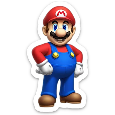 Yoshy super mario gigante sticker