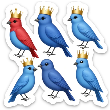 create 6 icons for a tweet, where 1 icon is the basic one, 2 is for 2 months of subscription, 3 is for 3 months of subscription, 4 is for 6 months of subscription, 5 is for 9 months of subscription, and 6 is for a year of subscription. sticker
