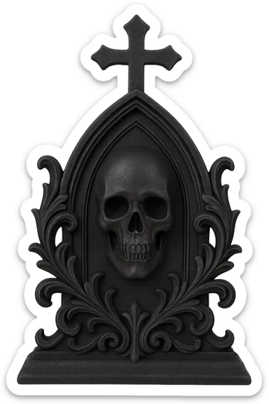 goth object, remove background  sticker
