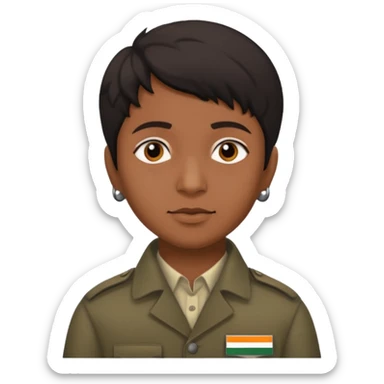 Indian revolutionary teenager as Khudiram Bose sticker