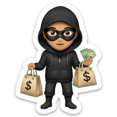 Thief full body sticker