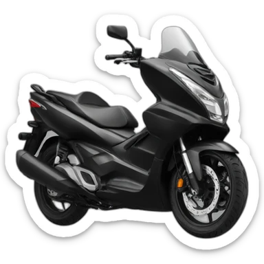 Honda pantheon negra sticker