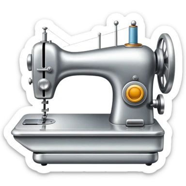 Creame un emoji de una maquina de coser sticker