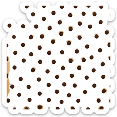 Cheetah print sticker