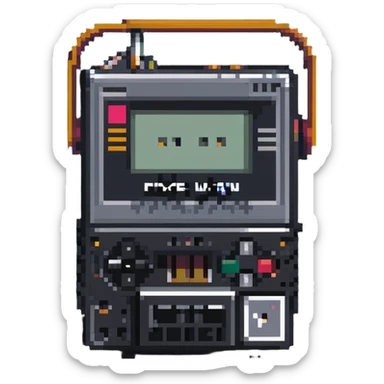 Sony Walkman cassette player from 1990s era sticker