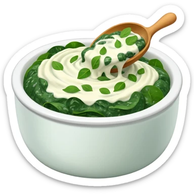 Spinach dip sticker