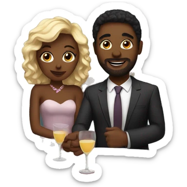 Date night  sticker