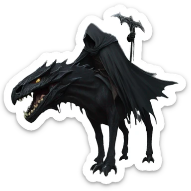 Nazgûl from lord of the rings trilogy sticker
