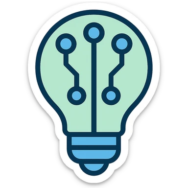 Change to a blue and green color scheme, keep the clean modern outline style, with no background. sticker