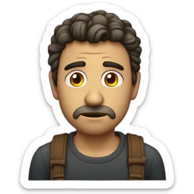 sad spanish guy sticker