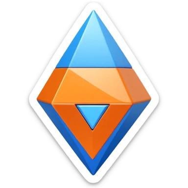 Genarte for a me a Blender Program logo sticker