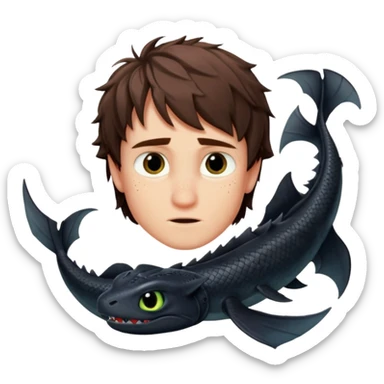 how too train your dragon sticker
