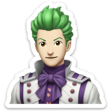 Hisoka from hunter c hunter  sticker