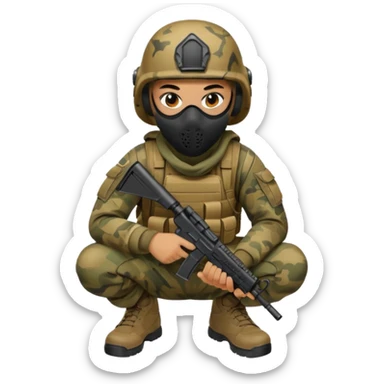 soldier-crouching-with-tactical-mask sticker