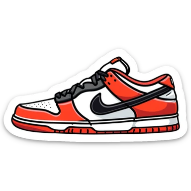 Nike Dunk low sneakers sticker