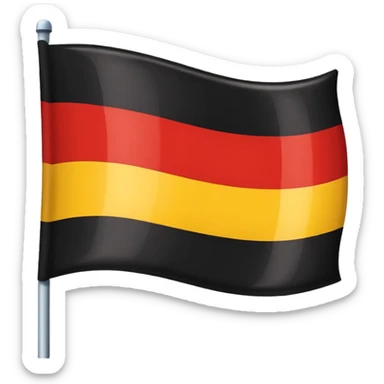 Make a flat color, red yellow and black Look like Germany. Just With The Colors, I, Give It To You And The Sammi order. sticker
