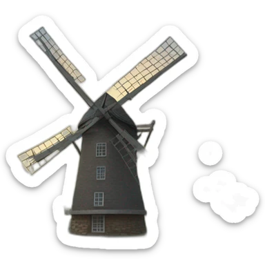 windmill topples a man to death sticker