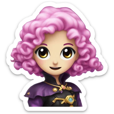 perona con ojos viendo una galaxia sticker