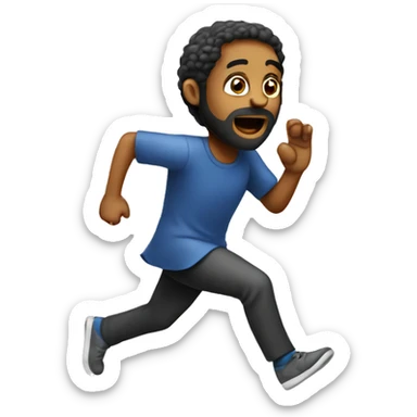 Running Pharisee sticker