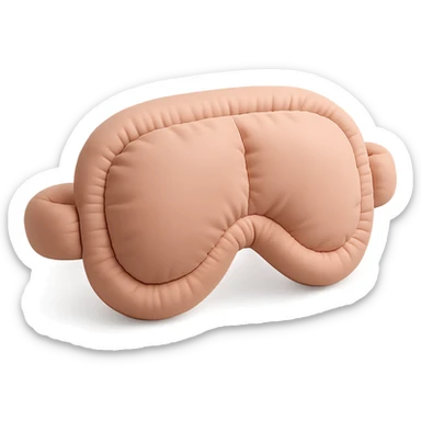 sleep eye mask in cushion style sticker