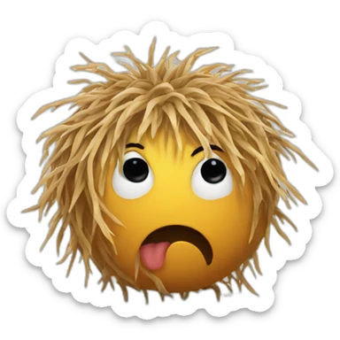 a dizzy tumbleweed sticker