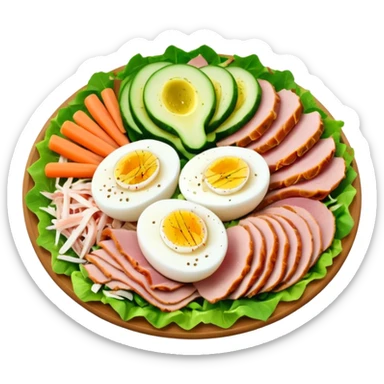 Chef salad with no tomatoes sticker