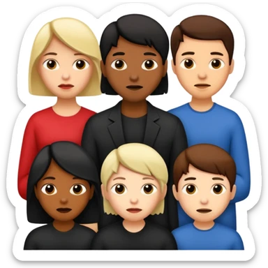 the dark triad sticker