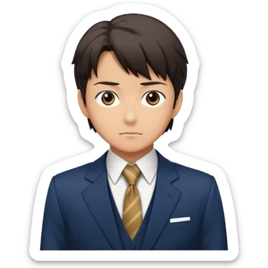 Kaito Kuroba in the famous detective conan story sticker