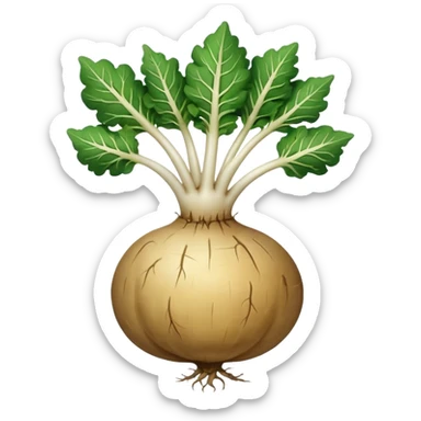 turnip root sticker