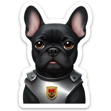 Knight rider frenchie sticker