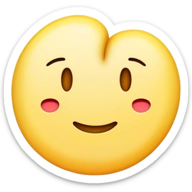 Emoji of a digital text transforming into natural, handwritten text sticker