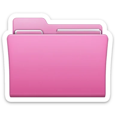 windows 10 folder light giltter pink plain folder without logo sticker