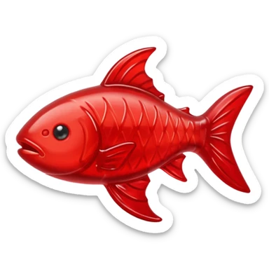 swedish fish candy sticker