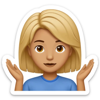 Imagine a same bit emoji with same hairstyle, same hair, same tone , same pose and remove background

 sticker