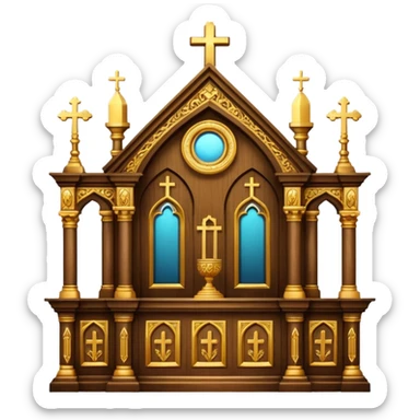 church ritual object sticker