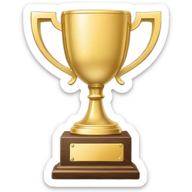 2ndd runner up trophy for a winter holiday themed contest sticker