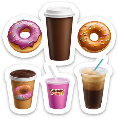 Dunkin Donuts sticker