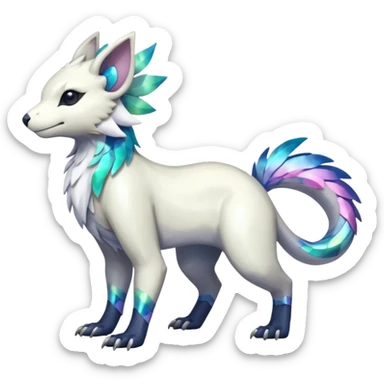 Shiny Iridescent Linoone-Absol-Trico-Hybrid (Full body) sticker