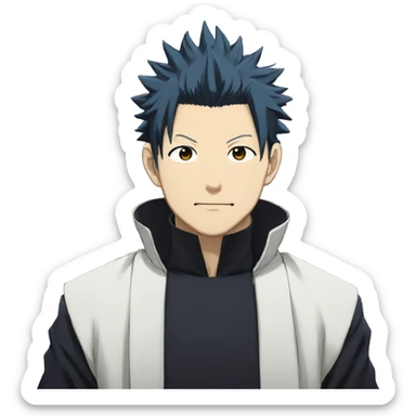 gojo satoru anime in jujutsu kaisen sticker