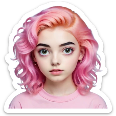 Edad: Entre 18 y 26 años.
Rostro: Juvenil, con rasgos suaves y expresivos.
Cabello: Varía según tendencias; puede ser teñido con colores vibrantes (rosa, azul, verde) o con estilos como mullets modernos, cortes en capas, o cabello rizado natural.
Ojos: Grandes y expresivos, con cejas gruesas y bien definidas (inspiradas en tendencias de belleza actuales).
Ropa: Sudadera oversized, crop top, o ropa con estética Y2K, techwear o vintage.
Accesorios: Aretes pequeños, piercings en la nariz o ceja, gafas estilo retro o cyberpunk, auriculares grandes o earbuds inalámbricos.
Expresión facial: Puede variar entre una mirada relajada y despreocupada, un gesto sarcástico o una expresión de "meh".
Extras: Tal vez con un celular en la mano, una bebida tipo café helado, o gestos icónicos de selfies y TikTok. sticker