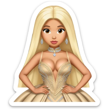 Nicki Minaj at met gala 2024 sticker