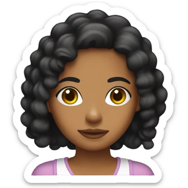 A Dominican girl sticker